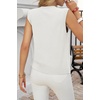 image:imageCicy Bell Womens Cropped Sweater Vests Sleeveless Button Up Knit Tank TopsWhite