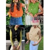 image:imageCicy Bell Womens Cropped Sweater Vests Sleeveless Button Up Knit Tank TopsWhite