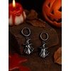 image:imageCicy Bell Halloween Ghost Earrings for Women 18K Gold Plated Dangle EarringBlack