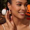 image:imageCicy Bell Halloween Ghost Earrings for Women 18K Gold Plated Dangle EarringGold