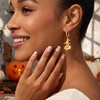 image:imageCicy Bell Halloween Ghost Earrings for Women 18K Gold Plated Dangle EarringGold