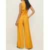 image:imageCicy Bell Womens Vest Sets Button Crop Blazer Vest and Wide Leg Pant SuitsApricot Yellow