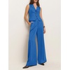 image:imageCicy Bell Womens Vest Sets Button Crop Blazer Vest and Wide Leg Pant SuitsBlue