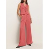image:imageCicy Bell Womens Vest Sets Button Crop Blazer Vest and Wide Leg Pant SuitsCoral Powder
