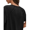 image:imageCicy Bell Womens Short Sleeve Tunic Tops Crew Neck Side Split T ShirtsBlack