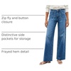 image:imageCicy Bell Womens Wide Leg High Waisted Jeans Stretchy Straight Denim PantsBlue