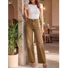 image:imageCicy Bell Womens Wide Leg High Waisted Jeans Stretchy Straight Denim PantsBrown