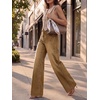 image:imageCicy Bell Womens Wide Leg High Waisted Jeans Stretchy Straight Denim PantsBrown