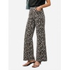 image:imageCicy Bell Womens Wide Leg High Waisted Jeans Stretchy Straight Denim PantsLeopard
