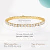 image:imageCicy Bell 18k Gold Plated Classic Tennis Bracelets for WomenGold