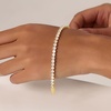 image:imageCicy Bell 18k Gold Plated Classic Tennis Bracelets for WomenGold