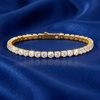 image:imageCicy Bell 18k Gold Plated Classic Tennis Bracelets for WomenGold