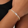 image:imageCicy Bell 18k Gold Plated Classic Tennis Bracelets for WomenGoldCenter stone
