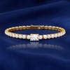 image:imageCicy Bell 18k Gold Plated Classic Tennis Bracelets for WomenGoldCenter stone