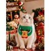 image:imageCicy Bell 2 Pairs Christmas Dog Bandana Adjustable Pet Scarf Holiday WearFlower