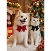 image:imageCicy Bell 2PCS Christmas Dog Collar Velvet Breakaway Bow Bell Cat Collar for PetREDGREEN 276x276inch