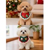 image:imageCicy Bell Christmas Dog Collar Cat Bandana Handmade Pet Scarf SetFlower