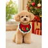 image:imageCicy Bell Christmas Dog Collar Cat Bandana Handmade Pet Scarf SetFlower