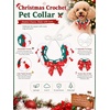 image:imageCicy Bell Christmas Dog Collar Cat Bandana Handmade Pet Scarf SetRedGreen