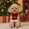 image:imageCicy Bell Christmas Velvet Pet Collar Breakaway with Bow Bell for Cats DogsMedium
