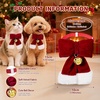 image:imageCicy Bell Christmas Velvet Pet Collar Breakaway with Bow Bell for Cats DogsSmall
