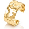 image:imageCicy Bell 18k Gold Plated Bangle Bracelets For Women Chunky BanglesGold B