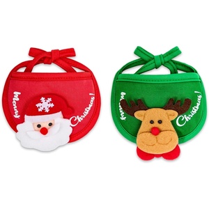 image:imageCicy Bell 2 Pairs Christmas Dog Bandana Adjustable Pet Scarf Holiday WearFlower