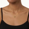image:imageCicy Bell Birthstone Necklace For Women 18k Gold Plated Pendant NecklaceHerbal Garden
