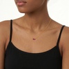 image:imageCicy Bell Birthstone Necklace For Women 18k Gold Plated Pendant NecklaceJulyRose Red