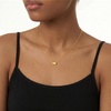 image:imageCicy Bell Birthstone Necklace For Women 18k Gold Plated Pendant NecklaceNovemberYellow