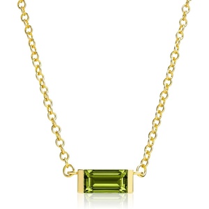 image:imageCicy Bell Birthstone Necklace For Women 18k Gold Plated Pendant NecklaceHerbal Garden