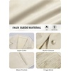 image:imageCicy Bell Womens Faux Suede Fringe Jacket Casual Blazer Button Suit JacketsBeige