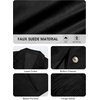 image:imageCicy Bell Womens Faux Suede Fringe Jacket Casual Blazer Button Suit JacketsBlack
