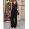 image:imageCicy Bell Womens Silk Satin Tank Tops V Neck Dressy Casual Camisole BlousesNavy
