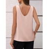 image:imageCicy Bell Womens Silk Satin Tank Tops V Neck Dressy Casual Camisole BlousesPink