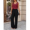 image:imageCicy Bell Womens Silk Satin Tank Tops V Neck Dressy Casual Camisole BlousesRed