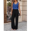 image:imageCicy Bell Womens Silk Satin Tank Tops V Neck Dressy Casual Camisole BlousesRoyal Blue