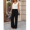 image:imageCicy Bell Womens Silk Satin Tank Tops V Neck Dressy Casual Camisole BlousesWhite