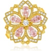 image:imageCicy Bell 18K Gold Plated Adjustable Flower Fidget Ring for WomenGold