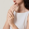 image:imageCicy Bell Cross Rings for Women 18K Gold Plated Stackable Adjustable RingsGold