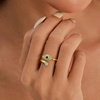 image:imageCicy Bell Evil Eye Rings For Women 18k Plated Dainty CZ Stackable Ring GiftGold