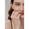 image:imageCicy Bell Initial Rings for Women 14k Gold Plated Cubic Zirconia Delicate Letter Chunky Statement Open Rings Gifts for HerAGold