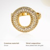 image:imageCicy Bell Initial Rings for Women 14k Gold Plated Cubic Zirconia Delicate Letter Chunky Statement Open Rings Gifts for HerOGold
