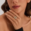 image:imageCicy Bell Interlocking Ring for Women 18k Gold Plated CZ Stack Ring SetStyle EGold