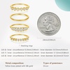 image:imageCicy Bell Stackable Rings for Women 18K Gold Plated Non Tarnish Ring SetGoldStyle A