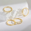 image:imageCicy Bell Stackable Rings for Women 18K Gold Plated Non Tarnish Ring SetGoldStyle A