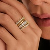 image:imageCicy Bell Stackable Rings for Women 18K Gold Plated Non Tarnish Ring SetGoldStyle A