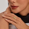 image:imageCicy Bell Stackable Rings for Women 18K Gold Plated Non Tarnish Ring SetGoldStyle C