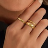 image:imageCicy Bell Stackable Rings for Women 18K Gold Plated Non Tarnish Ring SetGoldStyle E