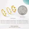 image:imageCicy Bell Stackable Rings for Women 18K Gold Plated Non Tarnish Ring SetGoldStyle E